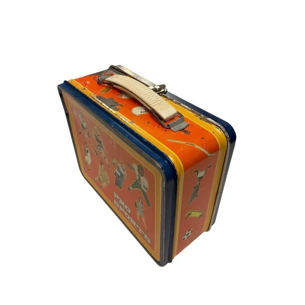 Vintage Pro Sports Metal Lunch Box